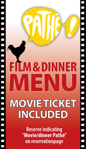 Reserveer uw Pathe bioscoopkaartje bij Restaurant Santos in Scheveningen
