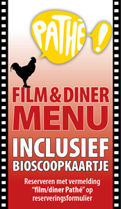Reserveer uw Pathe bioscoopkaartje bij Restaurant Santos in Scheveningen